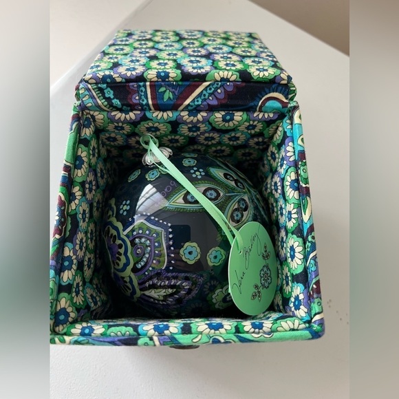 Vera Bradley Blue Rhapsody Glass Ornament with Keepsake Gift Box & Gift Tag 2009 - Picture 2 of 5
